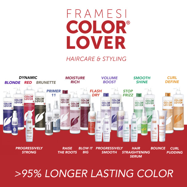 Framesi Color Lover Moisture Rich Conditioner, Sulfate Free Conditioner with Coconut Oil and Quinoa, Color Treated Hair