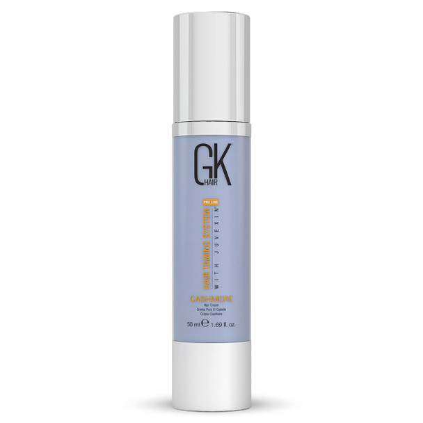 Global Keratin GK HAIR Shield Shampoo and Conditioner Duo (240ml/ 8.11 fl. oz) | Cashmere Hair Smoothing Cream (50ml/ 1.69 fl. oz)