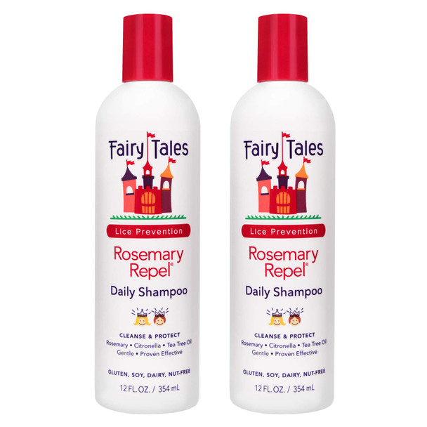 Fairy Tales Repel Shampoo, Rosemary, 12 Fluid Ounce Pack Of 2
