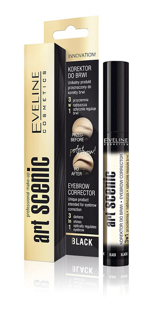 Eveline Cosmetics Art Scenic Eyebrow Corrector (Black)