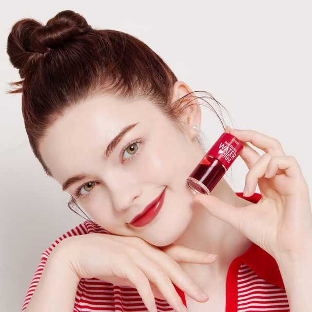 ETUDE Dear Darling Water Tint Cherry Ade 3 Set (21AD) | Vivid Color Lip Stain with Moisturizing Weightless & Non-sticky Finish Lip Stain | Smudge-proof & Lightweight Lip Tint | K-beauty