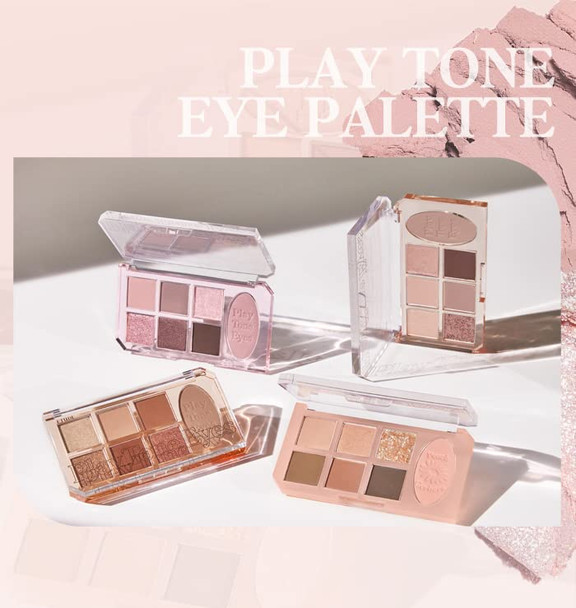 Etude House Etude Play Tone Eyepalette #Cashmere mauve | From Eye To Cheeks | Palette With Easy Color Matching For All | Various Texture From Sheer Matte To Wet Glitters | K-beauty (650003255)
