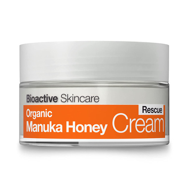 Organic Manuka Honey Rescue Cream Bioactive Skincare (1.7 Fluid Ounces)