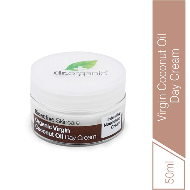 dr.organic Virgin Coconut Oil Day Cream, 50ml