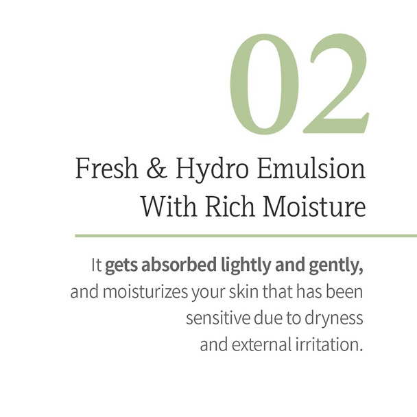 ETUDE SoonJung Centella 10-free Moist Emulsion 130ml/4.4fl.oz | Moisturizing, Relaxing Emulsion Delivers Moisture To Skin | Daily Facial Moisturizer For All Skin Types | Free Of Harmful Ingredients