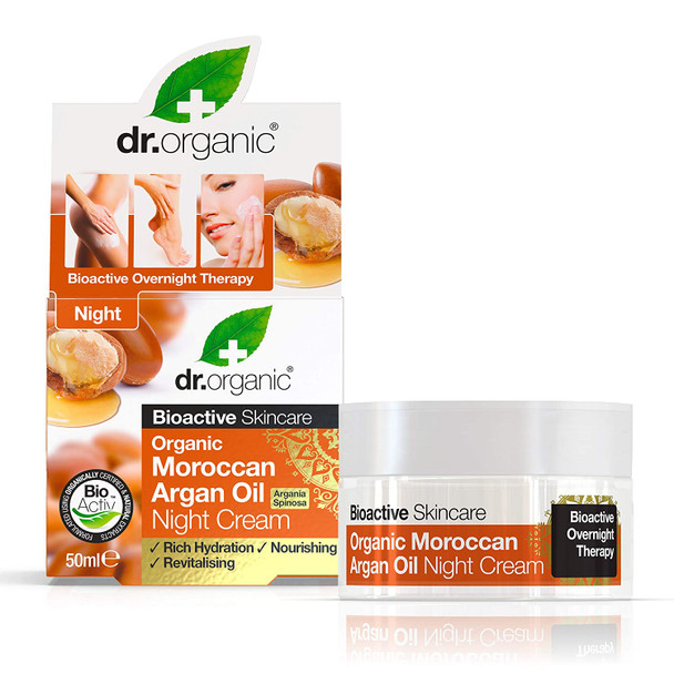 Dr Organic Moroccan Argan Oil Night Cream 50ml