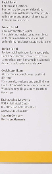 Dr. Hauschka Facial Toner, 3.4 Fl Oz