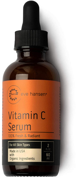 Vitamin C Facial Serum - Acne Scar Removal, Anti Aging Moisturizer, Eve Hansen, 2 ounces