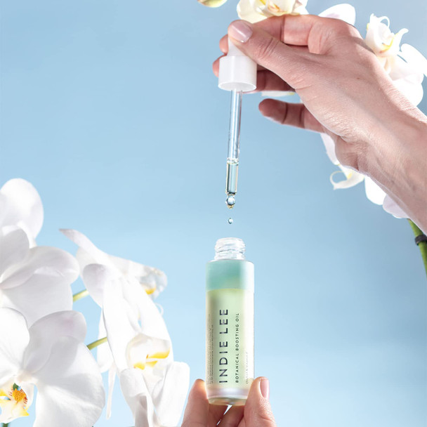 Indie Lee Botanical Boosting Oil - Face Oil with Vitamin E & Orchid Extract - Contains Malic Acid for Gentle Exfoliation - Rosehip + Jojoba Facial Moisturizer for Daily Use (30 ml) Indie Lee Botanical Boosting Oil - Face Oil with Vitamin E & Orchid Extract - Contains Malic Acid for Gentle Exfoliation - Rosehip + Jojoba Facial Moisturizer for Daily Use (30 ml)