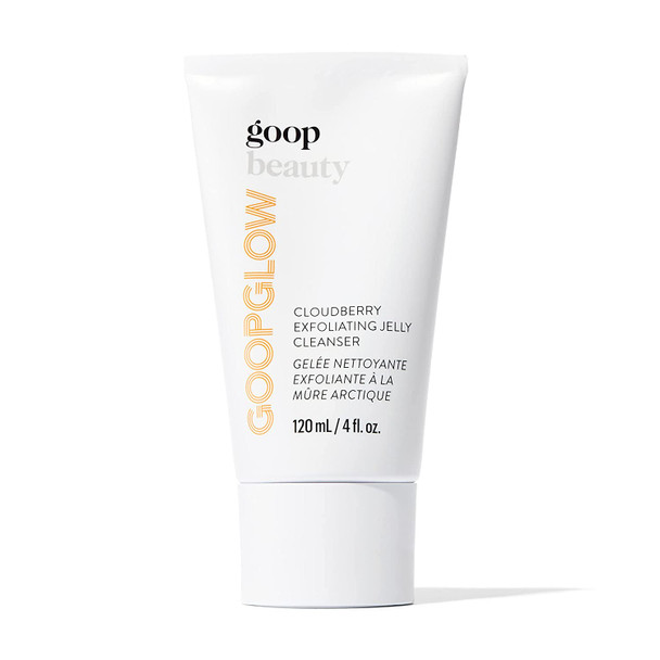 goop Cloudberry Exfoliating Jelly Cleanser | Light Citrusy-Vetiver Scent | 4 fl oz | Exfoliating Face Wash to Cleanse, Smooth, and Brighten Skin | Paraben and Silicone Free