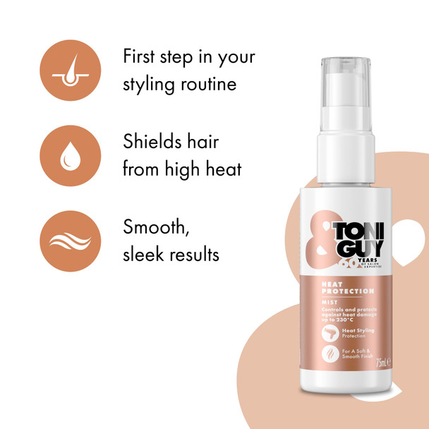 Toni & Guy Prep Heat Protection Mist 75 ml