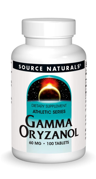 Source Naturals Gamma Oryzanol 60 mg Athletic Series Dietary Supplement - 100 Tablets