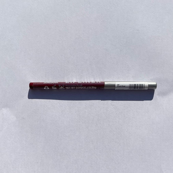 Jordana Lipliner for Lips - Draw The Line Lipliner Pencil Plush Plum- .012 oz / .35 g, Full Size