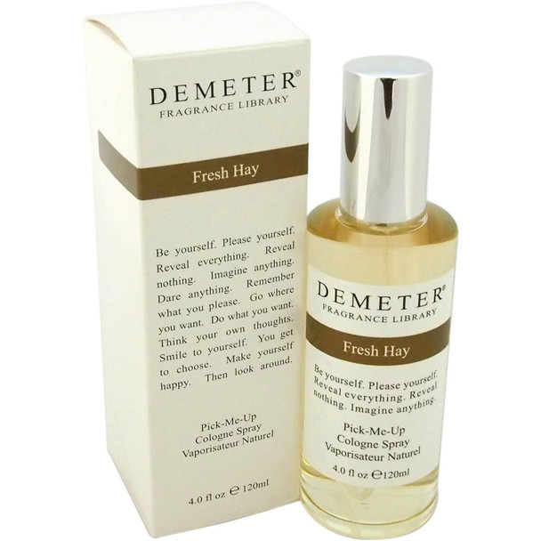 Demeter Fresh Hay Eau de Cologne Spray for Women, 4 Ounce