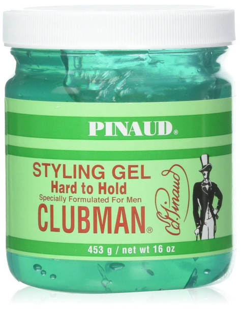 Clubman Hard to Hold Styling Gel, 16 oz