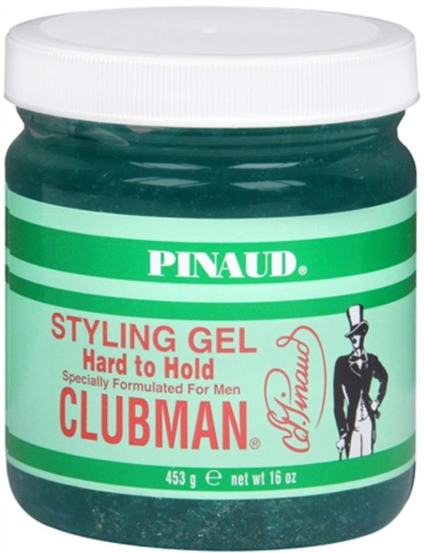 Pinaud Clubman Styling Gel Hard To Hold 16 oz (Pack of 5)