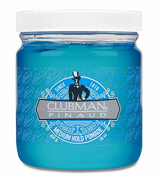 Clubman Pomade Large, Medium Hold, 16 Ounce