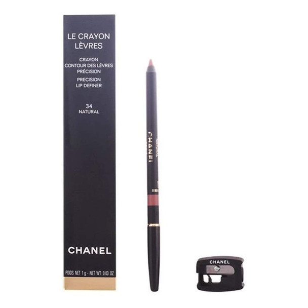 Chanel Le Crayon Levres Longwear Lip Pencil 192 Prune Noire .04 Ounce