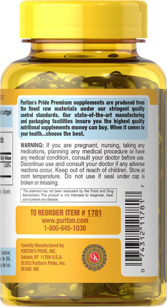 Puritan's Pride Vitamin E 450 Mg Supports Immune Function