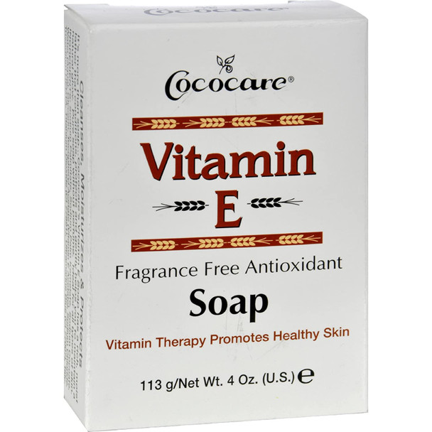 Cococare Vitamin E Soap 4 oz (Pack of 4)