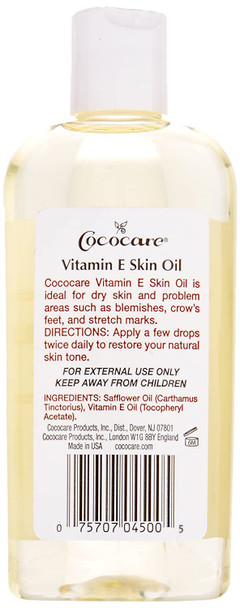 Cococare Vitamin E Skin Oil, 4 Oz