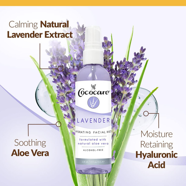 Cococare Lavender Hydrating Facial Mist (2 Pack)