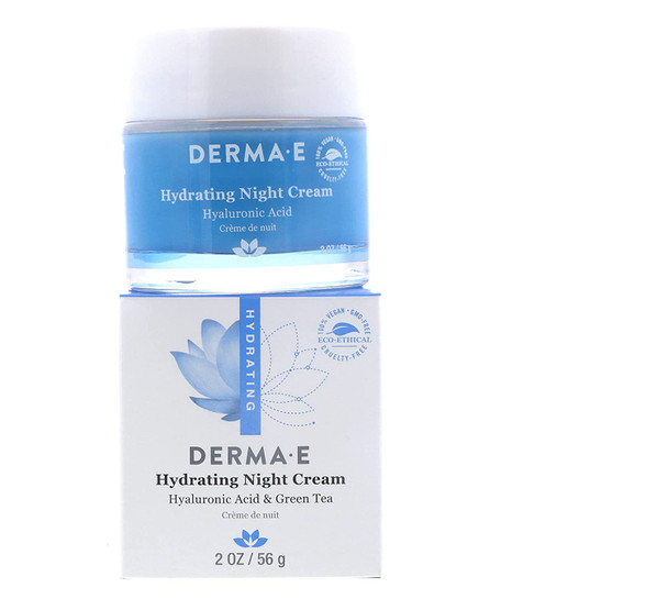 derma e Hyaluronic Acid Night Creme 2 oz (Multi-Pack)