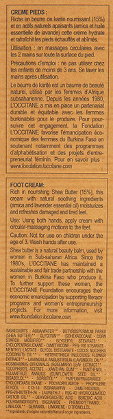 L'Occitane Shea Butter Foot Cream