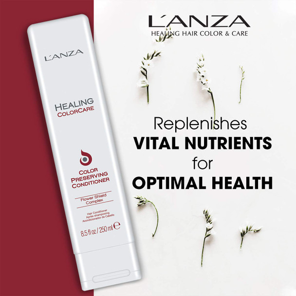 L'ANZA Healing ColorCare Color Preserving Hair Conditioner for Color Treated Hair, Unscented, 33.8 Fl Oz (Pack of 1)