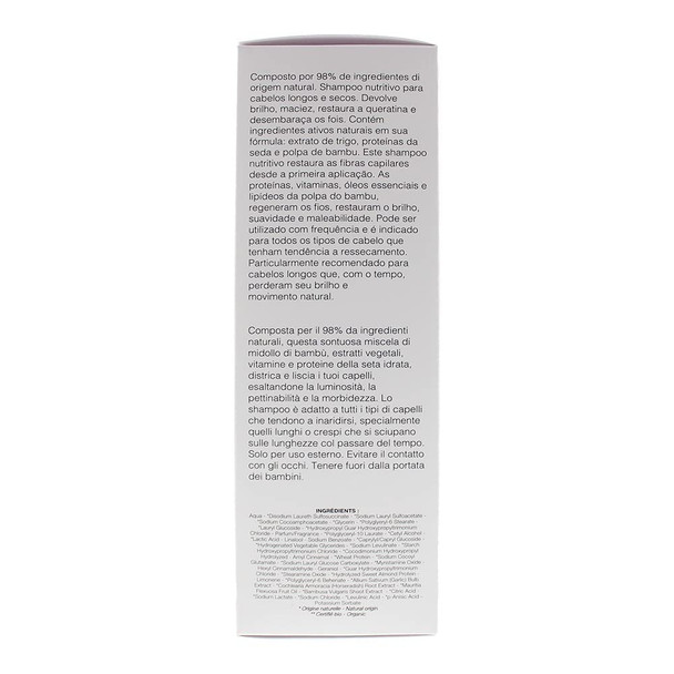 Leonor Greyl Paris - Shampooing Creme Moelle de Bambou - Hydrating Shampoo For Long, Dry, Or Frizzy Hair - Natural Anti-Frizz Shampoo (6.7 Fl Oz)