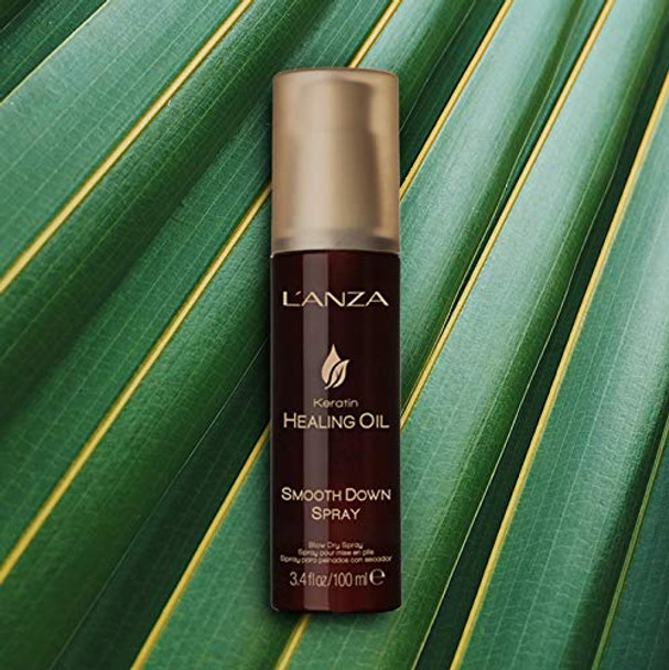 L'ANZA Keratin Healing Oil Smooth Down Spray, 3.4 Fl Oz