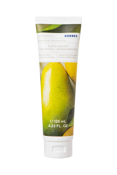 KORRES Bergamot Pear Body Bundle | Elasti-Smooth Bergamot Pear Body Butter 125 ml & Bergamot Pear Renewing Body Cleanser 250 ml | 2 Piece