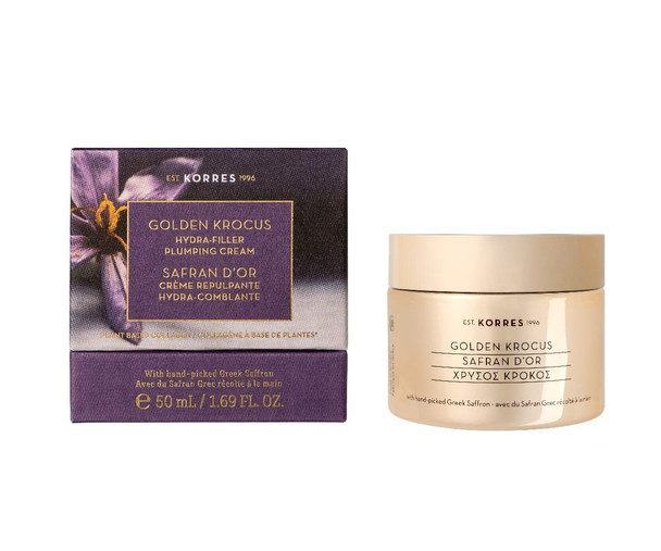 KORRES Golden Krocus Hydra-Filler Plumping Cream, 1.69 fl. oz.