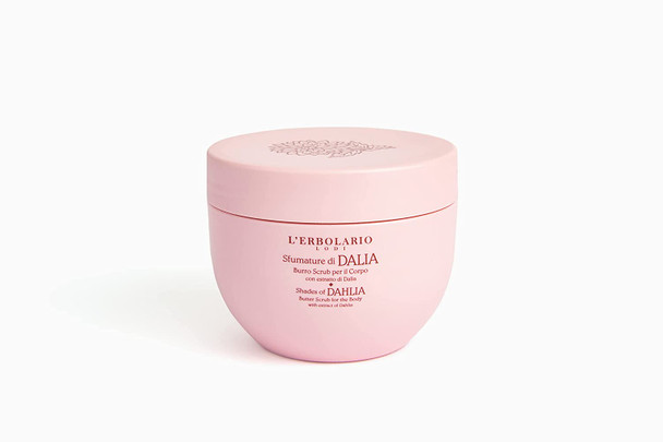 L'Erbolario Shades Of Dahlia Butter Body Scrub - Gently Exfoliates The Skin - For Smoother, Softer And Well-Nourished Skin - Moisturizing And Softening Action - Rich Formula - No Silicones - 5.07 Oz