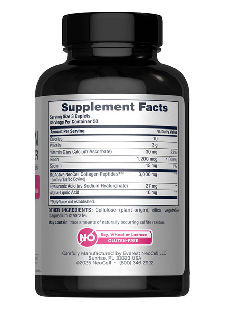 NeoCell Collagen Beauty Builder for Radiant Skin, Healthy Hair & Nails 150 Tablets