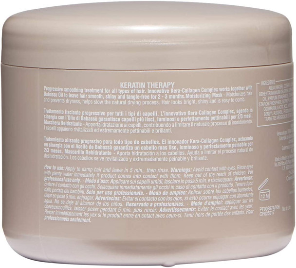 AlfaParf Lisse Design Keratin Therapy Rehydration Mask, 500 ml