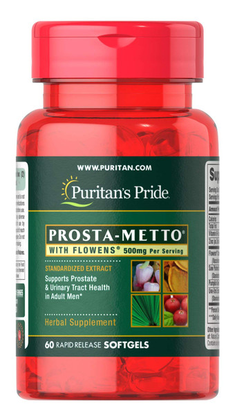 Puritan's Pride Flowens Prosta Metto-60 Softgels