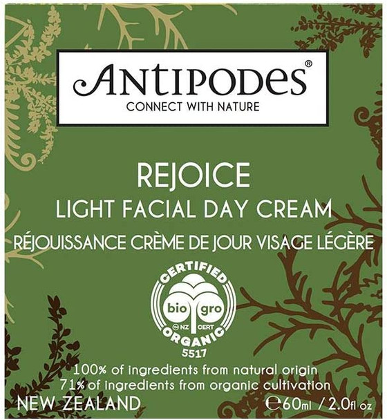 ANTIPODES Rejoice Light Facial Day Cream 60ml