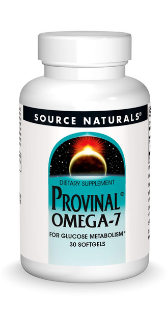 Source Naturals Provinal Omega-7 Metabolic Glucose Support - 30 Softgels
