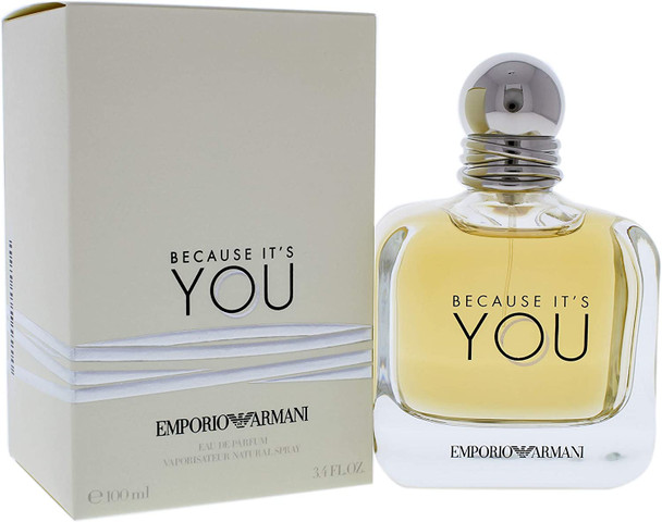 Because It's You by Giorgio Armani Eau de Parfum For Women, 100ml
