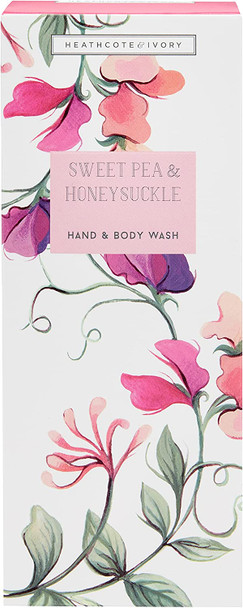 Heathcote & Ivory Sweet Pea & Honeysuckle Hand & Body Wash, 250Ml