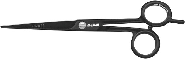 Jaguar White Line Timeless Offset Hairdressing Scissors, 5.5-Inch Length, Black, 0.04 kg