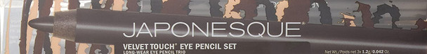 JAPONESQUE Velvet Touch Eye Pencil Set