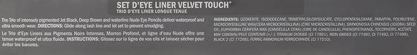 JAPONESQUE Velvet Touch Eye Pencil Set