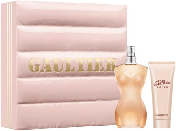 Classique by Jean Paul Gaultier Eau de Toilette Spray 50ml & Body Lotion 75ml