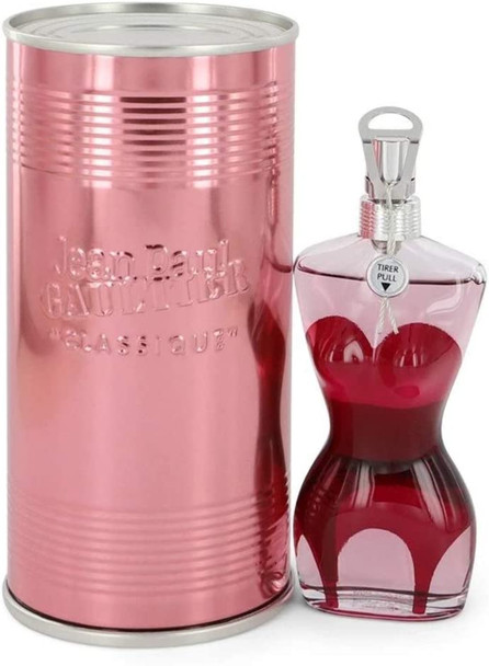 Classique by Jean Paul Gaultier Eau de Parfum Spray (DAMAGED TIN) 100ml