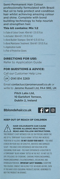 Jerome Russell Bblonde, Semi-Permanent Hair Toner, No Ammonia, Vegan, Professional Results, For Blonde Hair, Post Blonding Toner, Medium Blonde