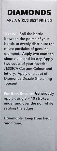 JESSICA Diamonds Endurance Shatterproof Base Coat, 14.8 ml