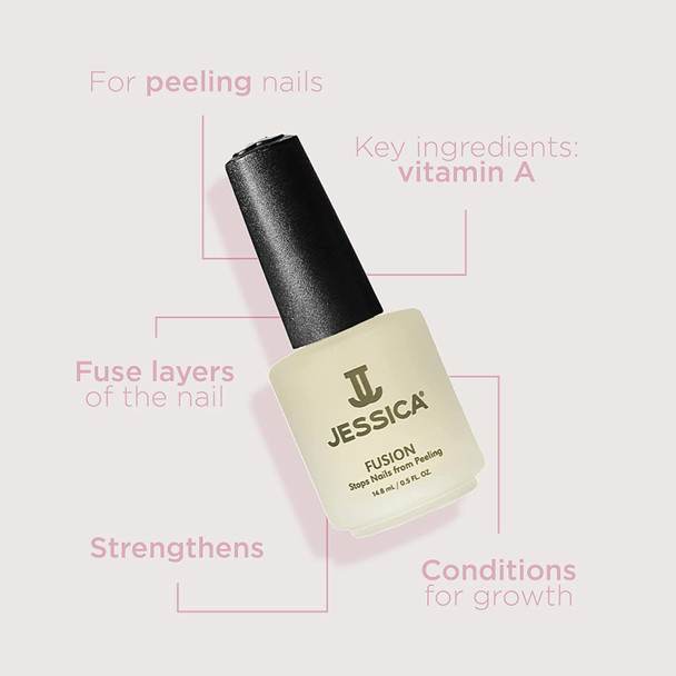 JESSICA Fusion Base Coat for Peeling Nails 14.8 ml