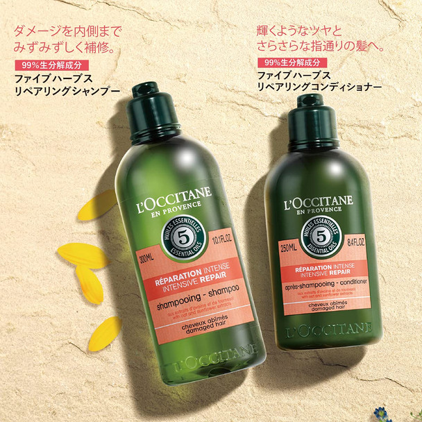 L'OCCITANE Intensive Repair Conditioner 250ml, For Dry & Damaged Hair, Silicone Free, Vegan Formula, Luxury Hair Care L'OCCITANE Intensive Repair Conditioner 250ml, For Dry & Damaged Hair, Silicone Free, Vegan Formula, Luxury Hair Care